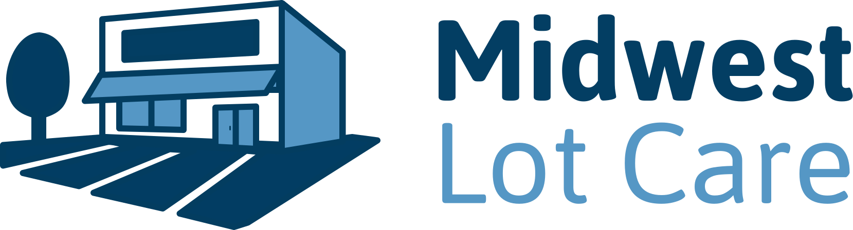 Midwest Lot Care commercial parking lot sweeping in Columbus, Ohio